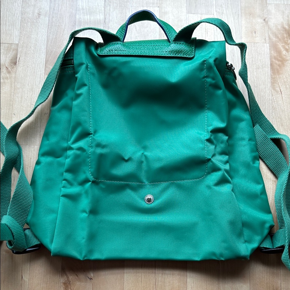 EUC! Longchamp Green Backpack - Picture 6 of 8